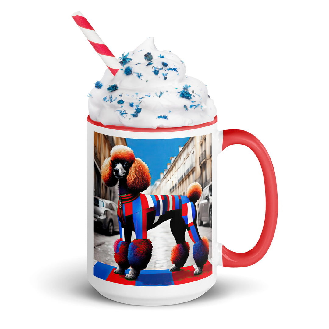 Poodle- Mug with Color Inside