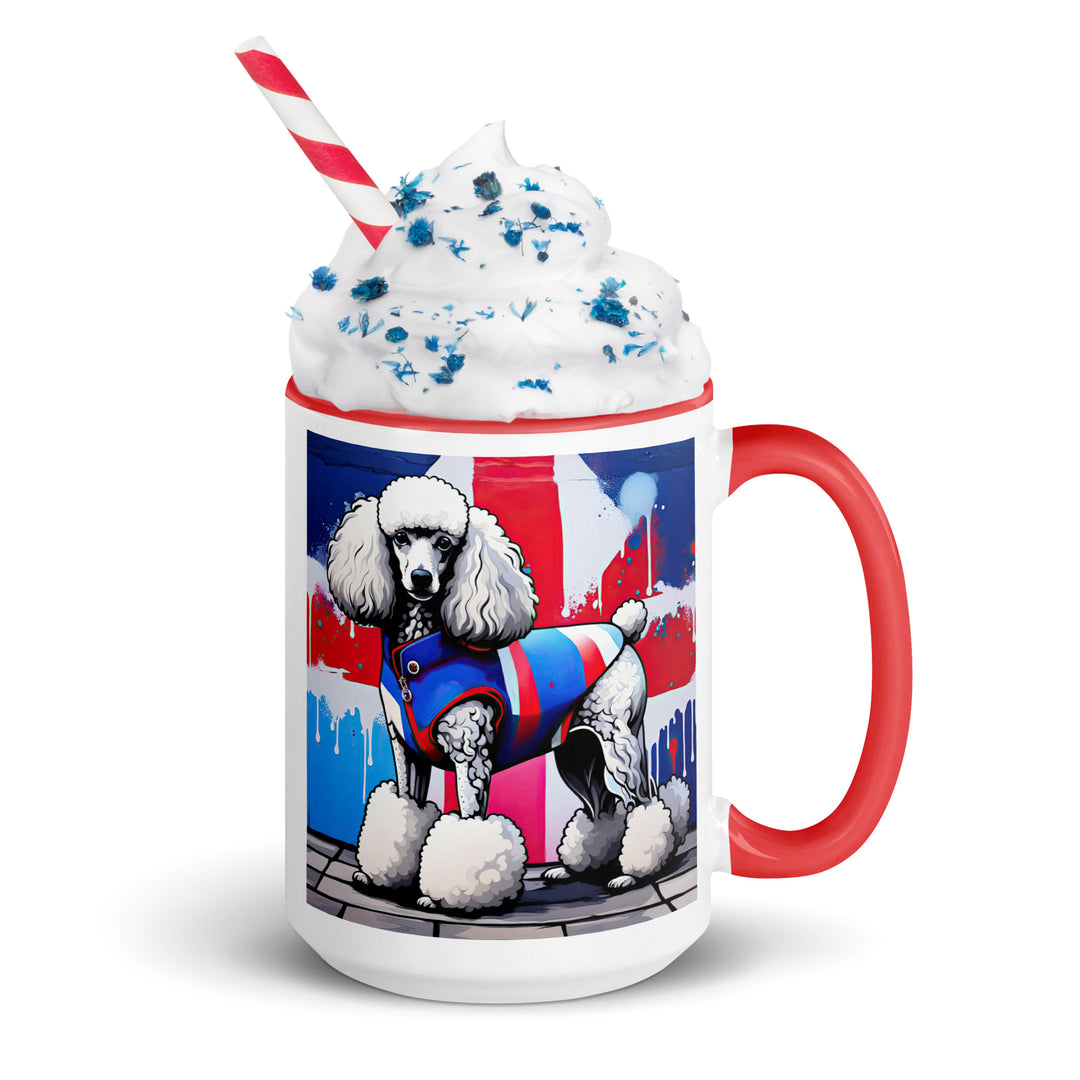 Poodle- Mug with Color Inside v2