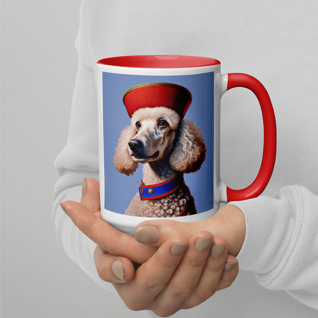 Poodle- Mug with Color Inside v3