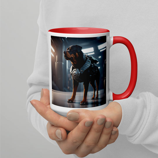 Rottweiler- Mug with Color Inside v2