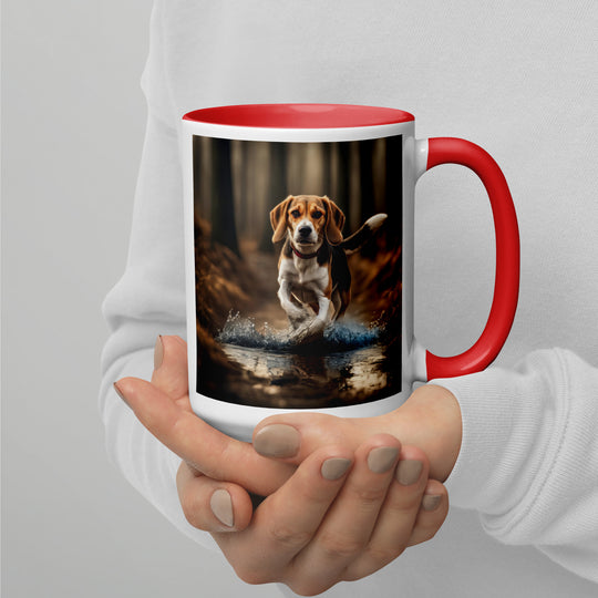 Beagle- Mug with Color Inside v3