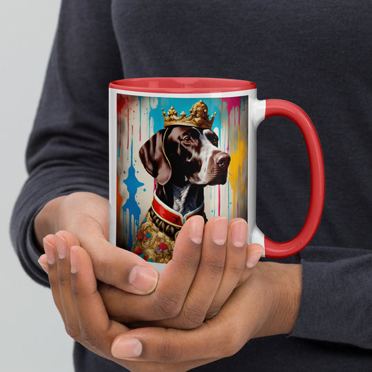 German Shorthaired Pointer- Mug with Color Inside
