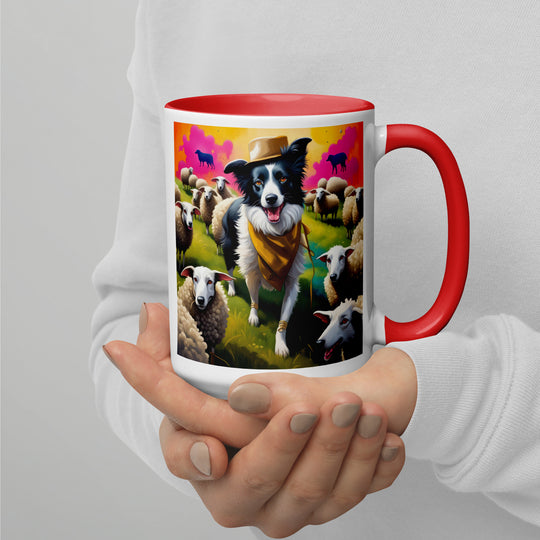 Australian Shepherd- Mug with Color Inside v2