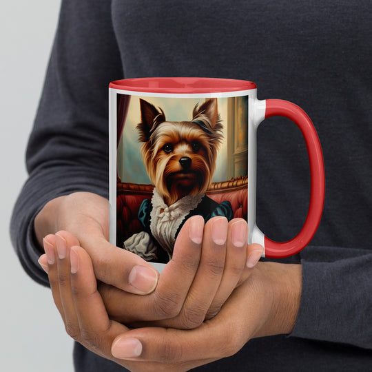 Yorkshire Terrier- Mug with Color Inside v2