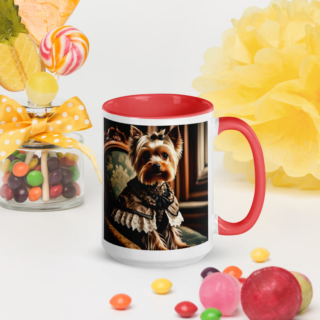 Yorkshire Terrier- Mug with Color Inside