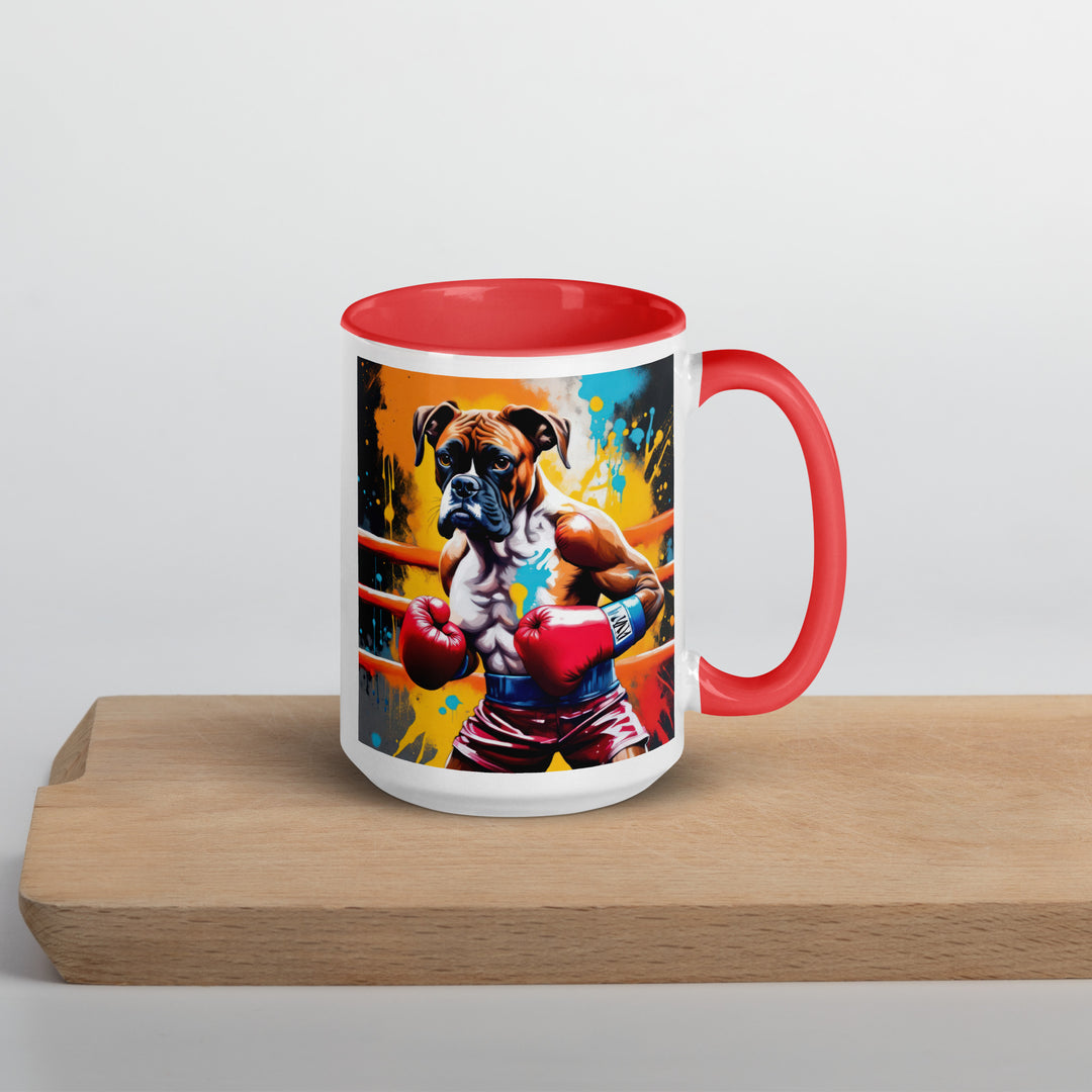 Boxer- Mug with Color Inside v4