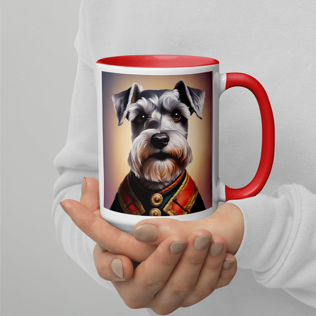 Miniature Schnauzer- Mug with Color Inside