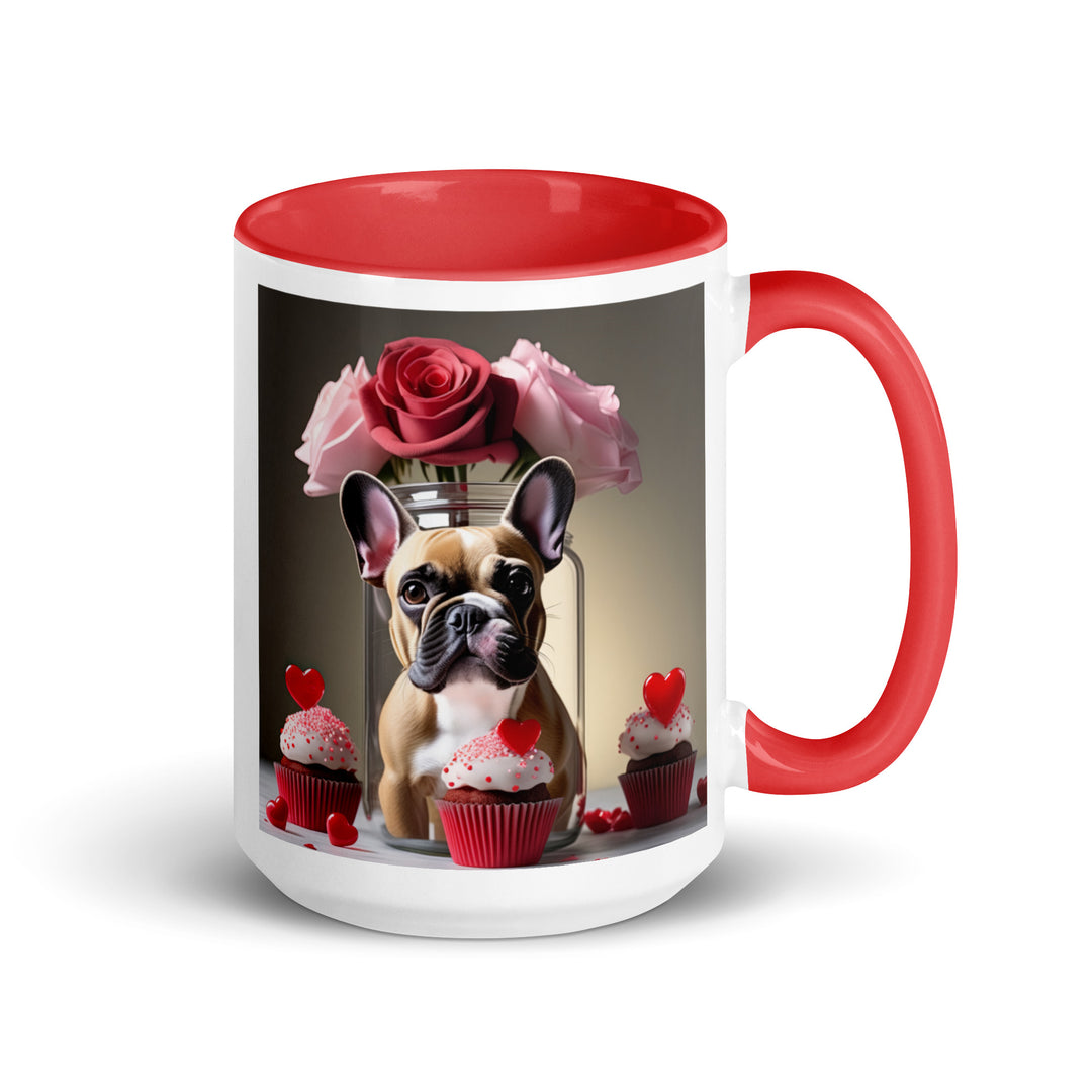 French Bulldog Romantic- Mug with Color Inside