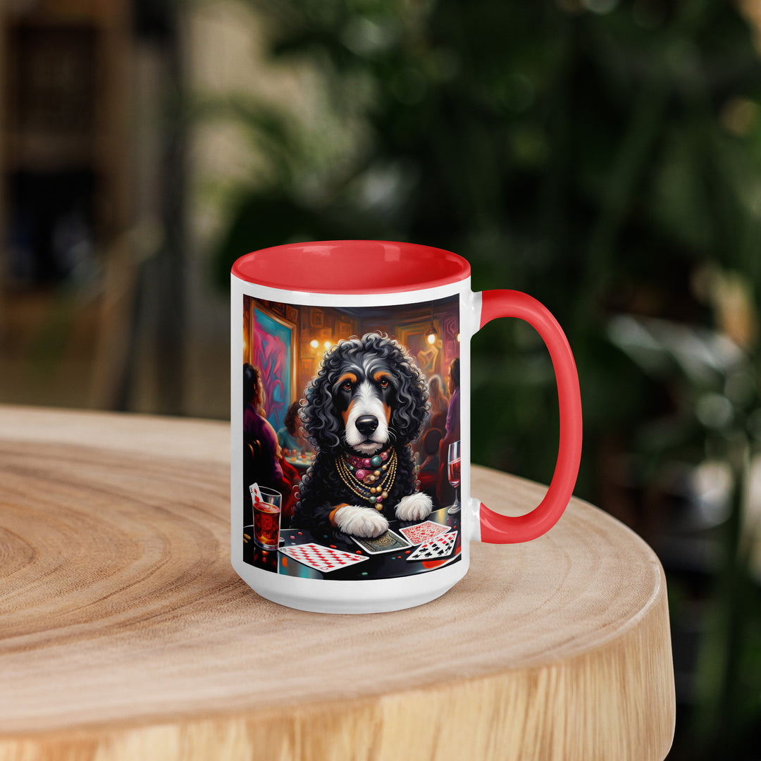 Bernedoodle General- Mug with Color Inside v2