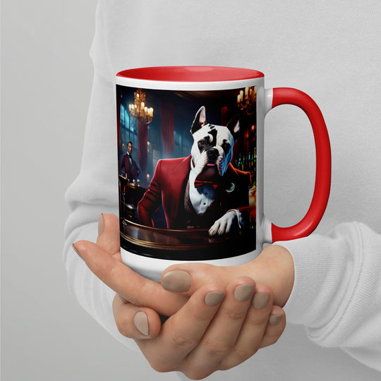 Catahoula Bulldog General- Mug with Color Inside v7