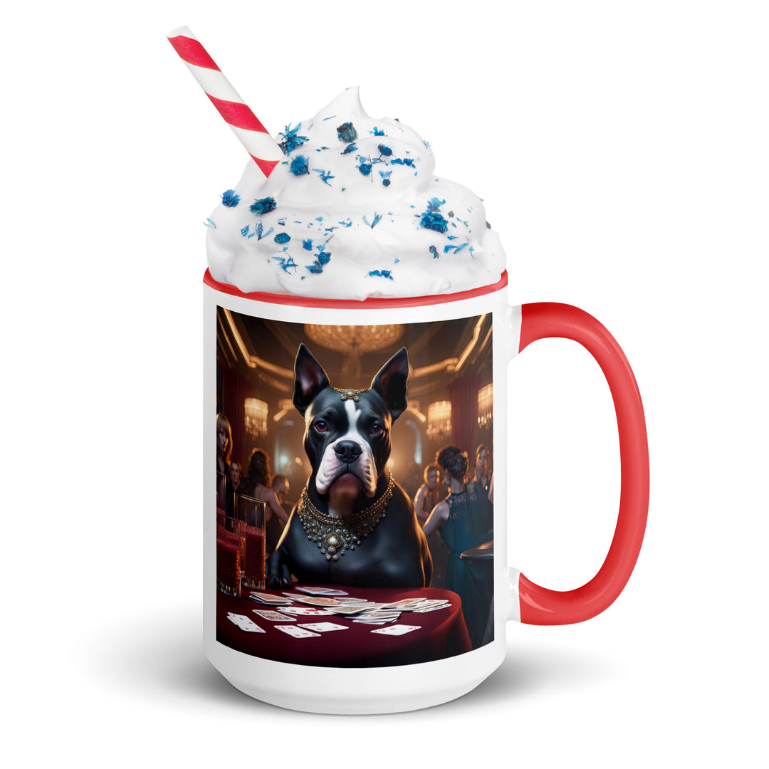 Catahoula Bulldog General- Mug with Color Inside v13