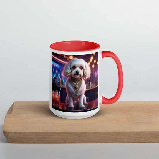 Cavachon- Mug with Color Inside v14