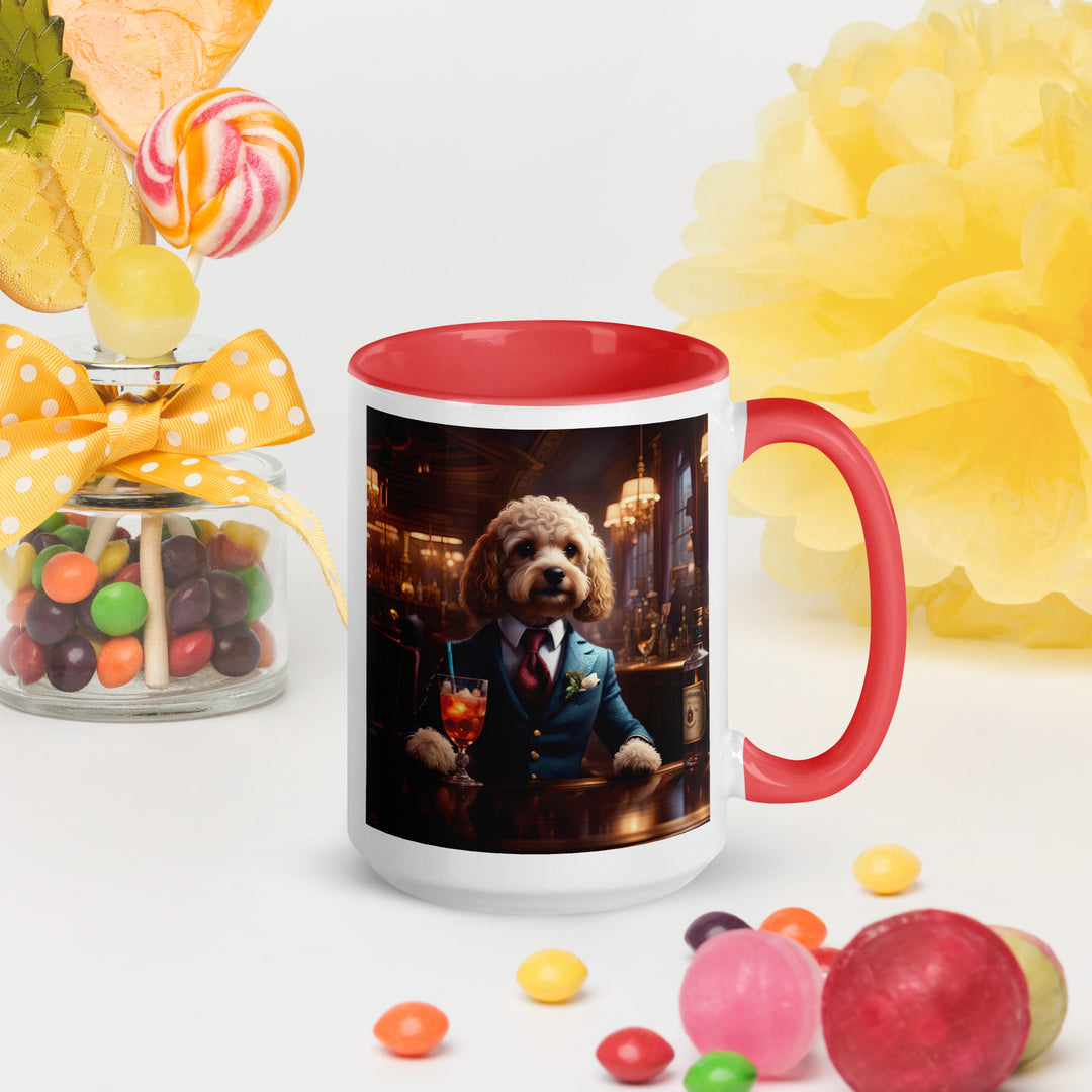 Cavapoo General- Mug with Color Inside v4