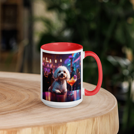 Cavapoo General- Mug with Color Inside v12