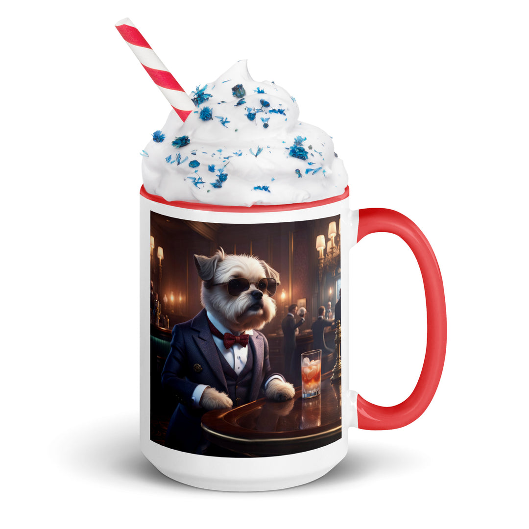 Cavapoo General- Mug with Color Inside v14