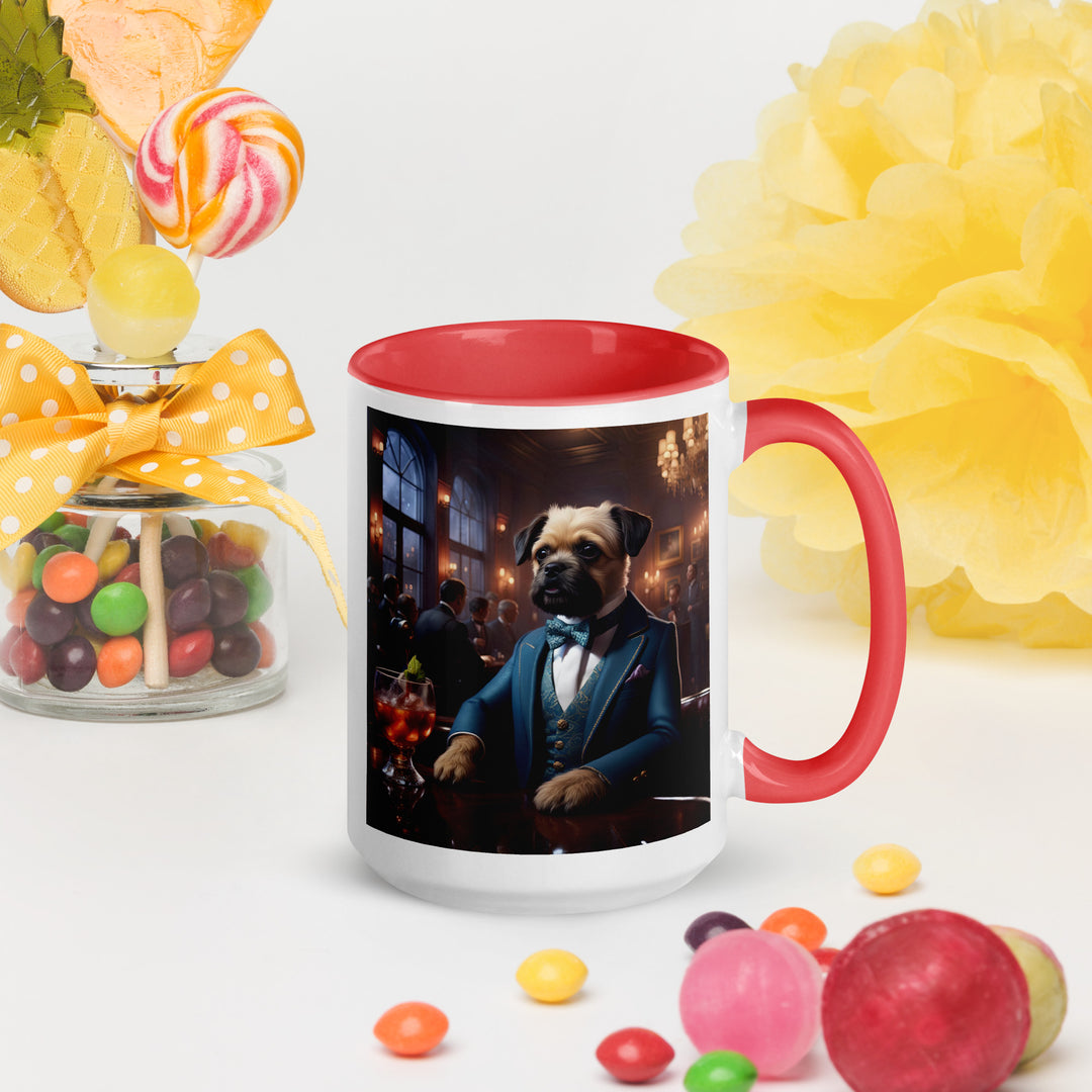 Cavapoo General- Mug with Color Inside v16