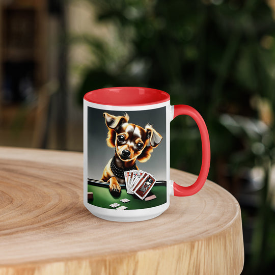 Chiweenie General- Mug with Color Inside v11