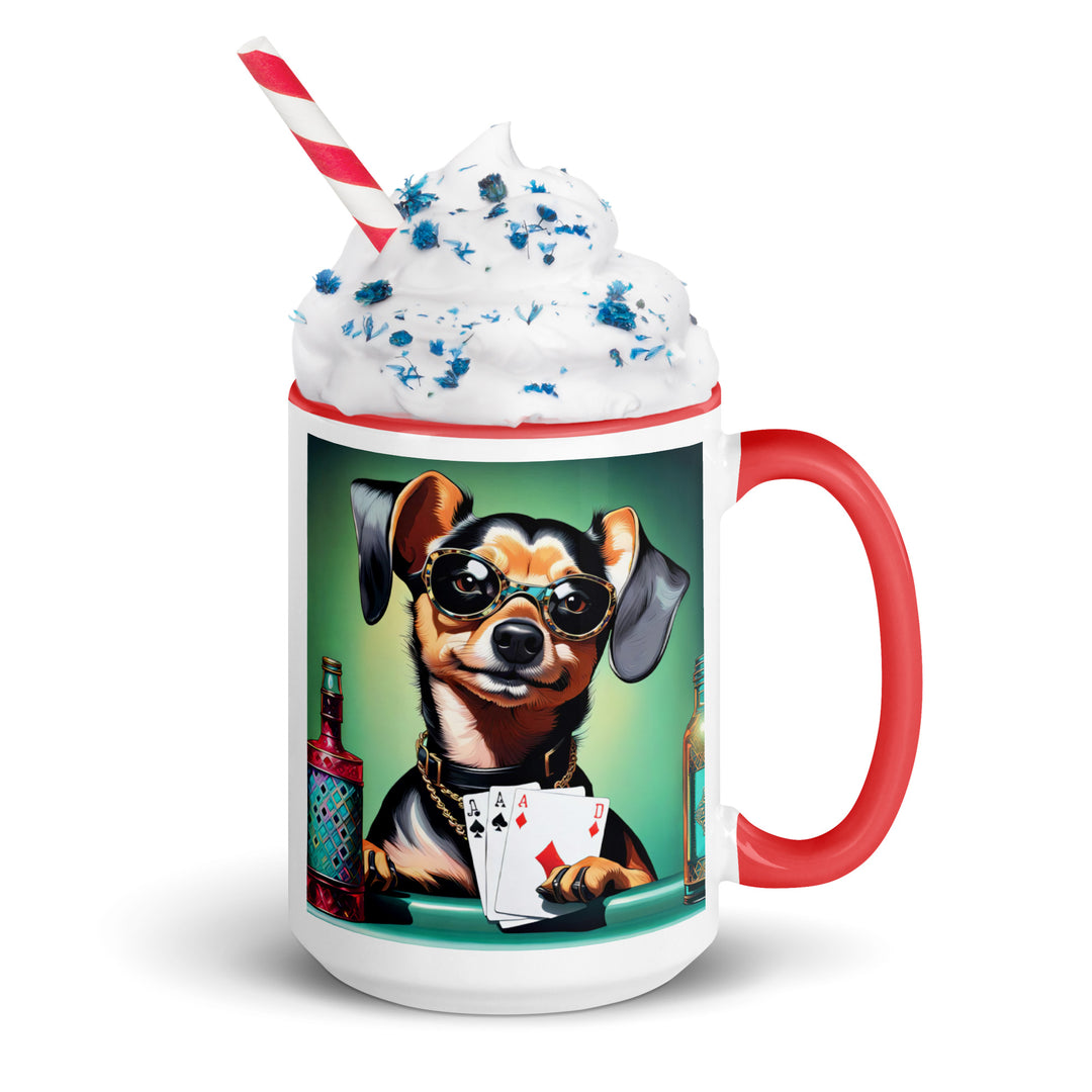 Chiweenie General- Mug with Color Inside v13