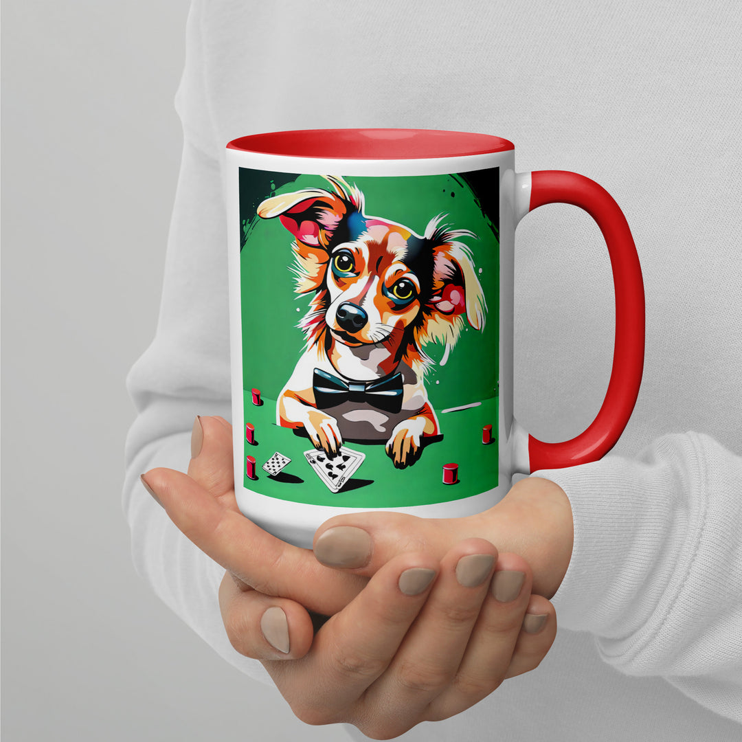 Chiweenie General- Mug with Color Inside v17