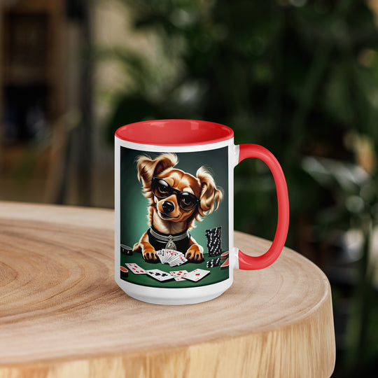 Chiweenie General- Mug with Color Inside v19