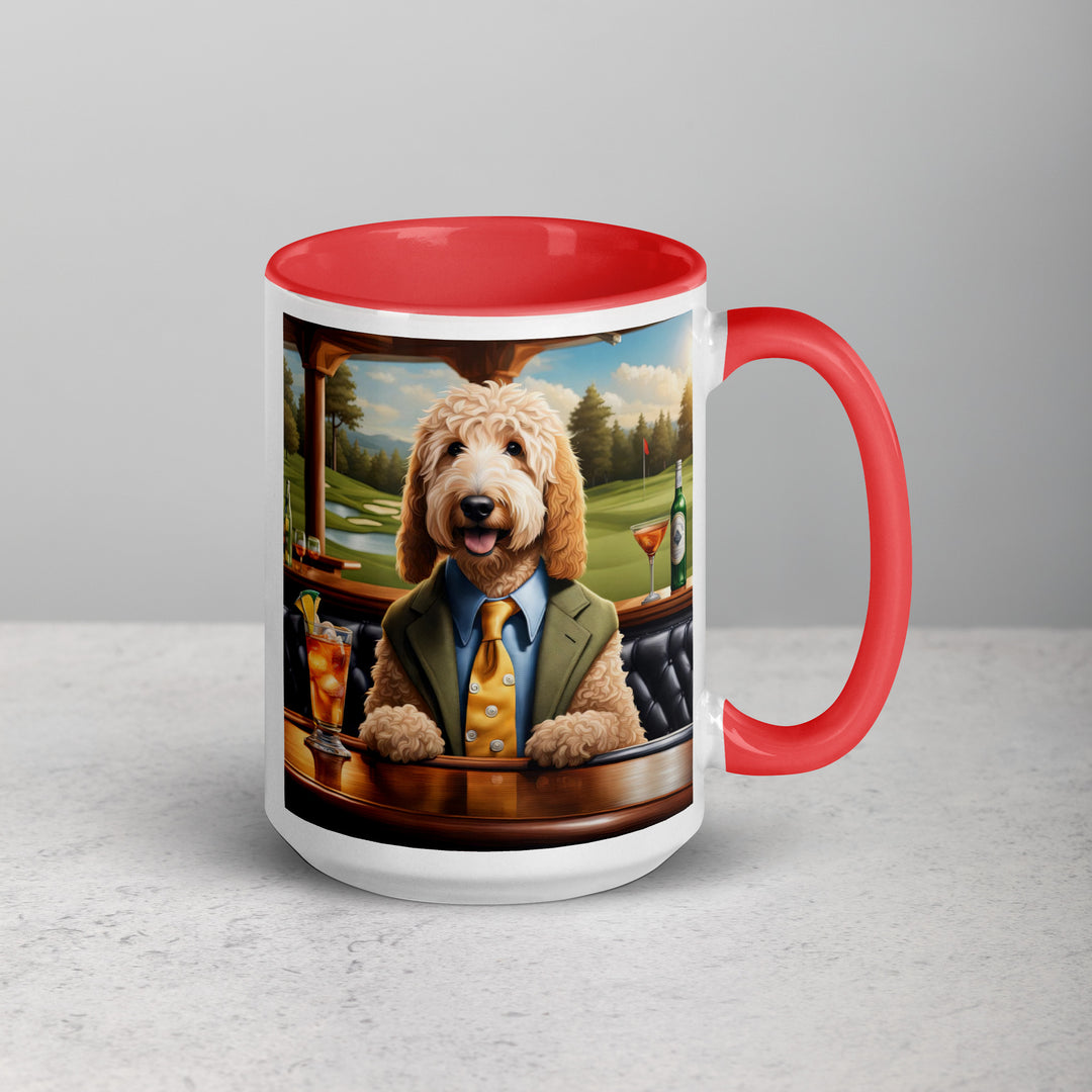 Goldendoodle- Mug with Color Inside v4