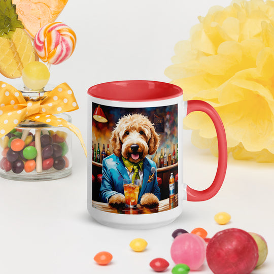 Goldendoodle- Mug with Color Inside v6