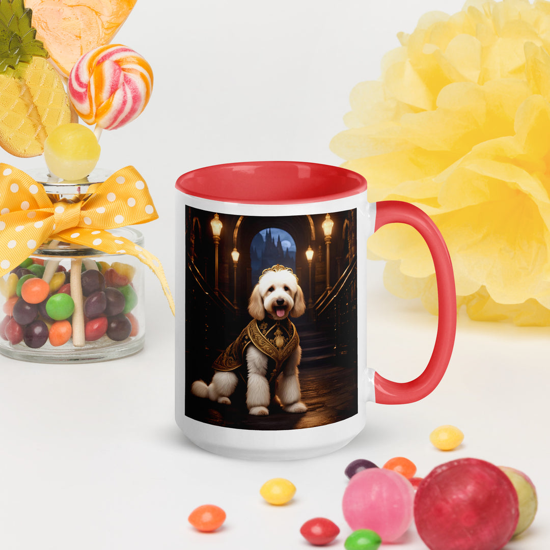 Goldendoodle- Mug with Color Inside v7