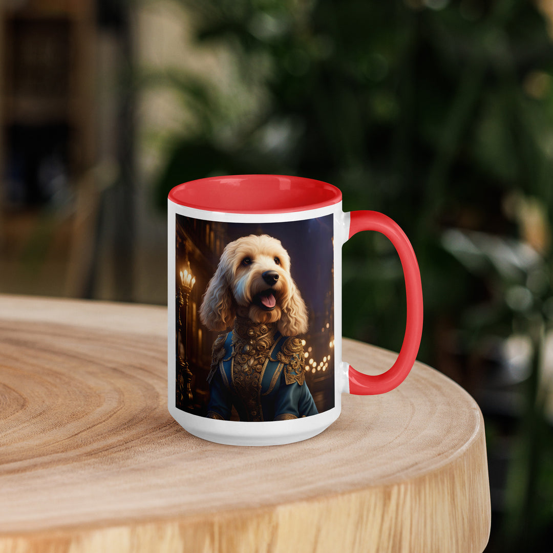 Goldendoodle- Mug with Color Inside v10