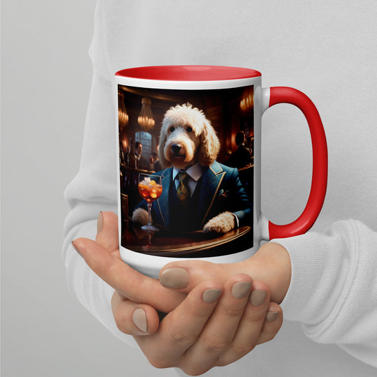 Goldendoodle- Mug with Color Inside v11