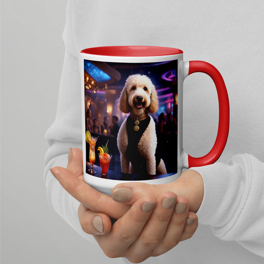 Goldendoodle- Mug with Color Inside v14