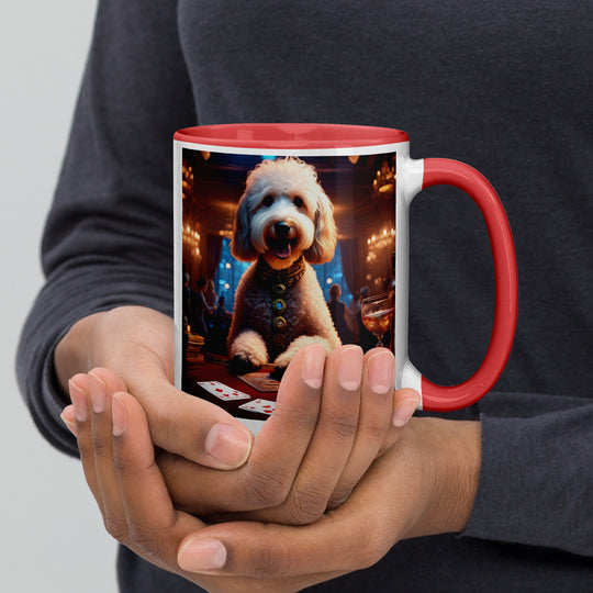 Goldendoodle- Mug with Color Inside v16