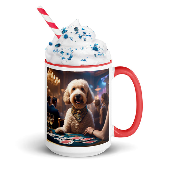 Goldendoodle- Mug with Color Inside v17