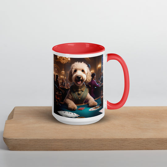 Goldendoodle- Mug with Color Inside v18