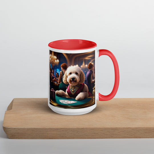 Goldendoodle- Mug with Color Inside v20