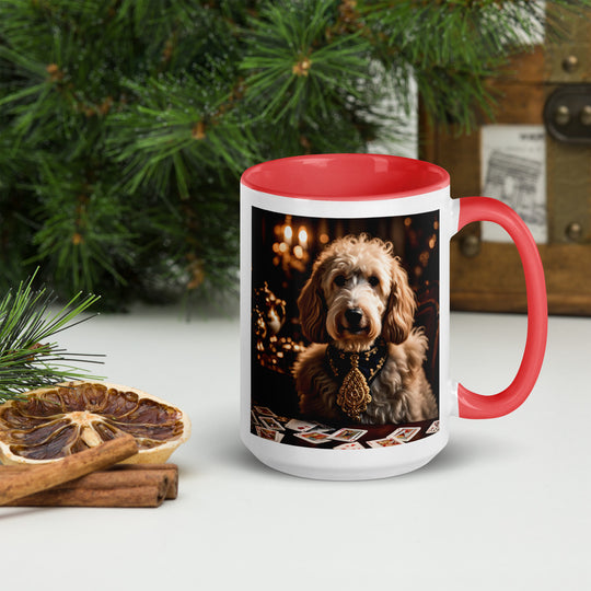 Goldendoodle- Mug with Color Inside v23