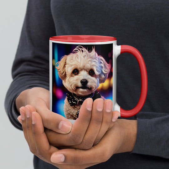 Maltipoo General- Mug with Color Inside v11