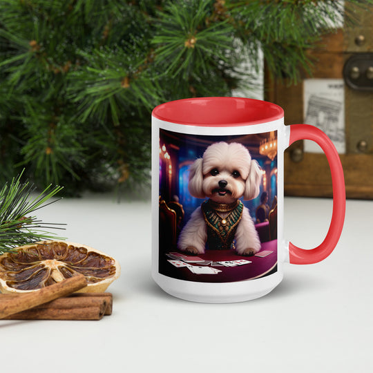 Maltipoo General- Mug with Color Inside v13