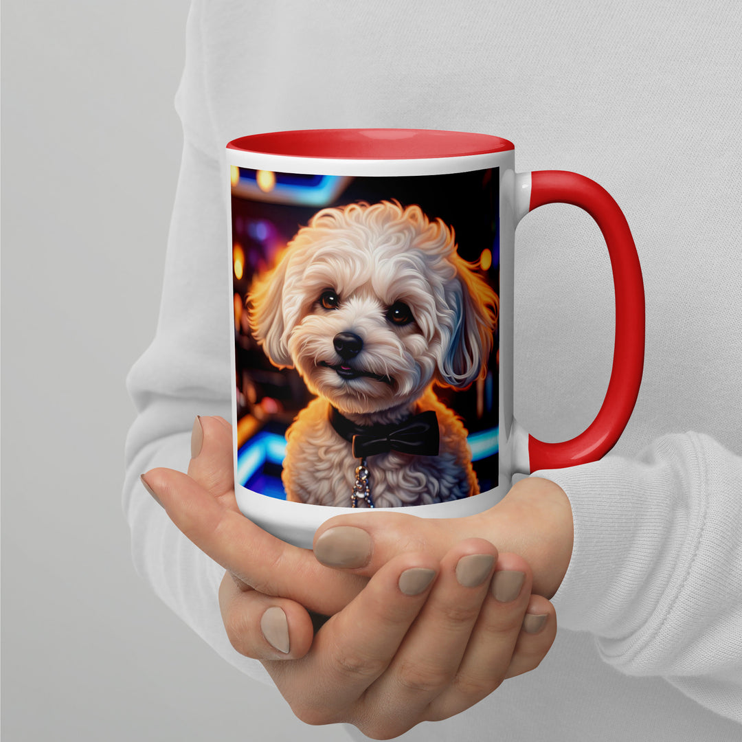 Maltipoo General- Mug with Color Inside v14