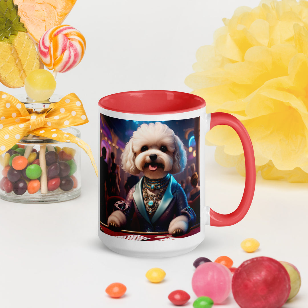 Maltipoo General- Mug with Color Inside v15