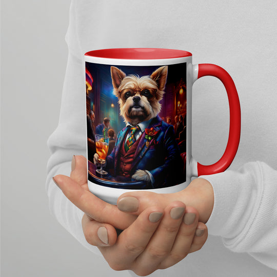 Pekapoo General- Mug with Color Inside v4