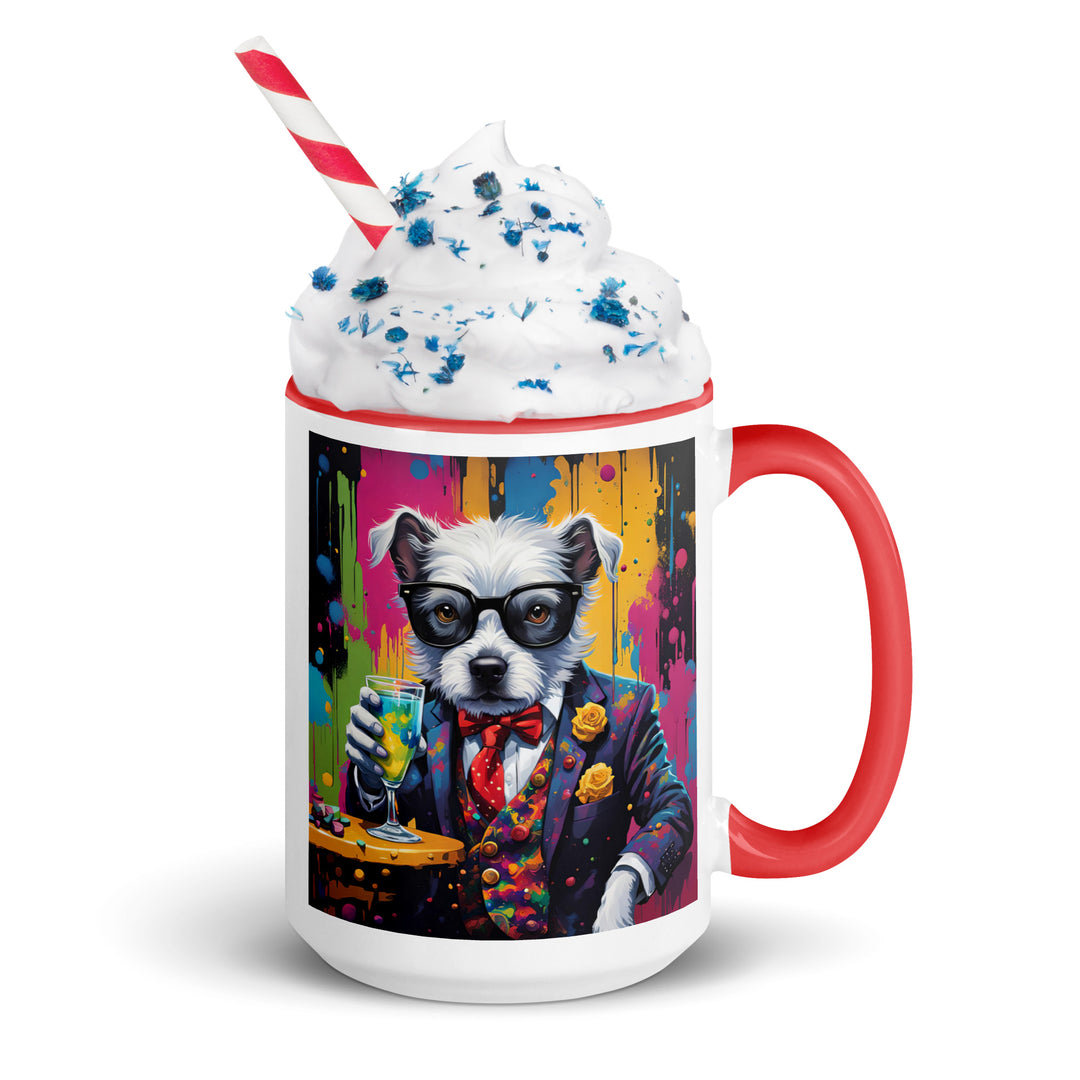 Pekapoo General- Mug with Color Inside v12