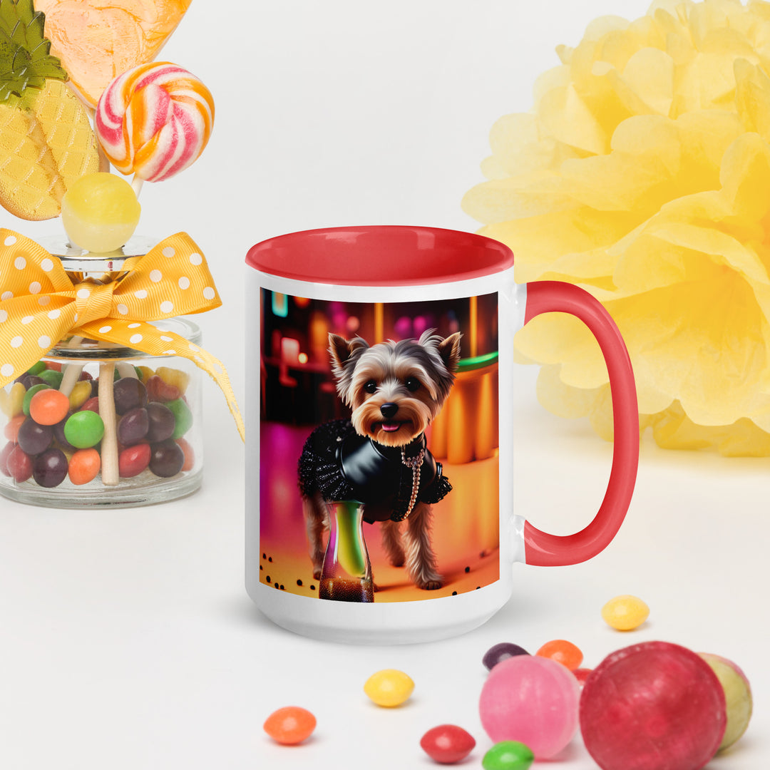 Yorkipoo General- Mug with Color Inside v5