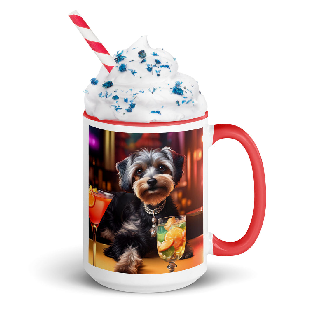 Yorkipoo General- Mug with Color Inside v8