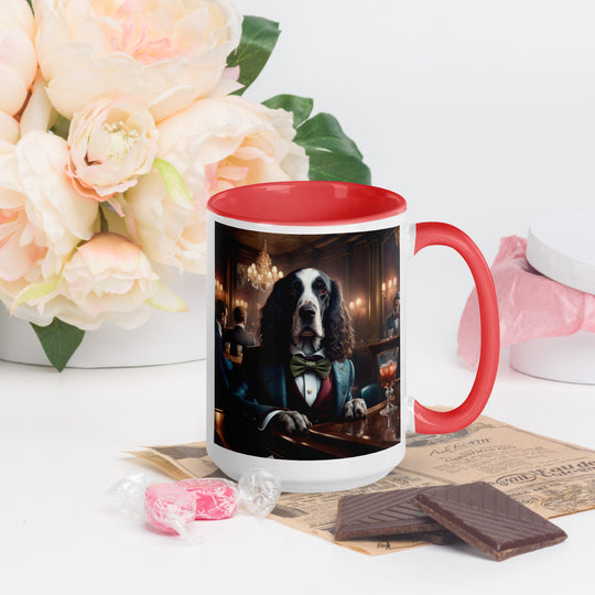 Sprocker Spaniel General- Mug with Color Inside v6