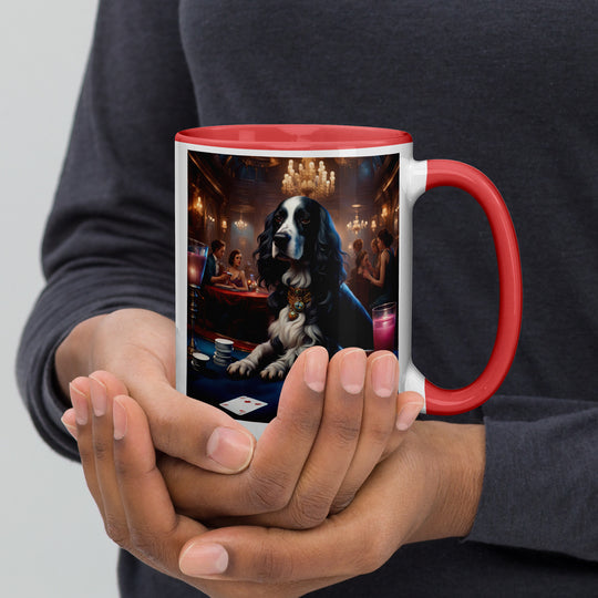 Sprocker Spaniel General- Mug with Color Inside v9