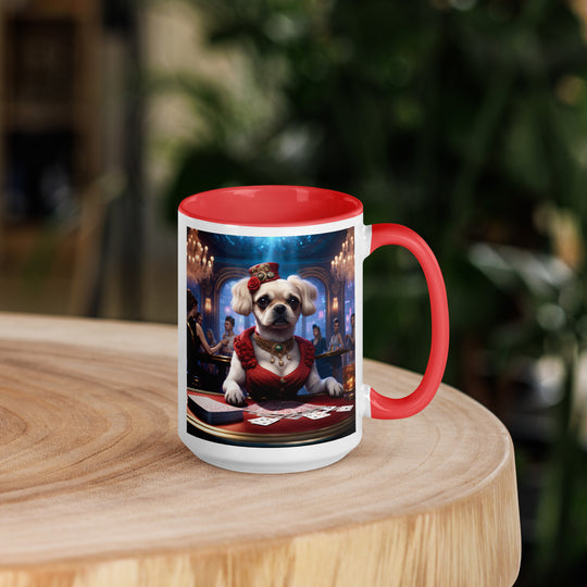 Pugapoo General- Mug with Color Inside