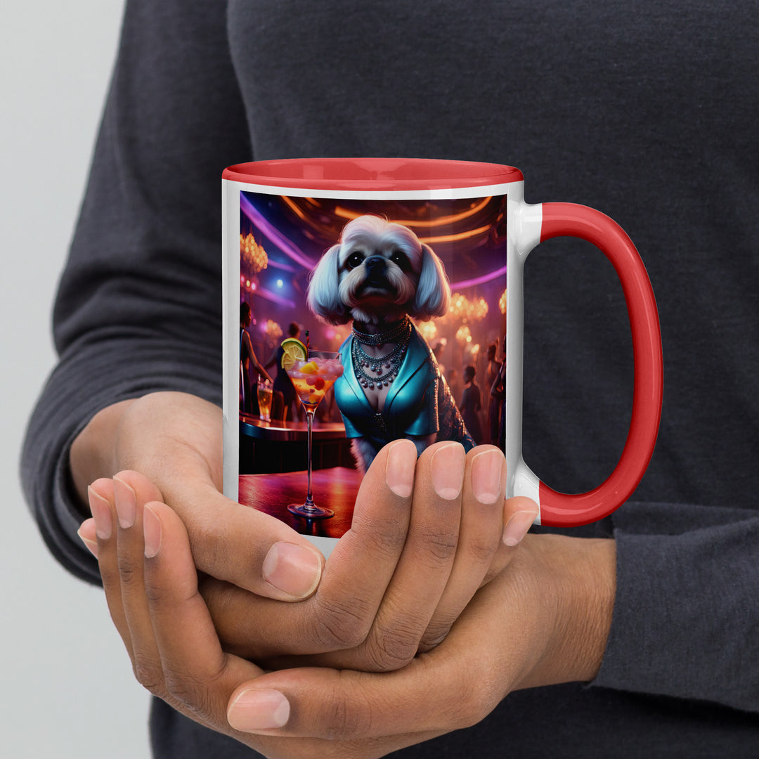 Pugapoo General- Mug with Color Inside v2