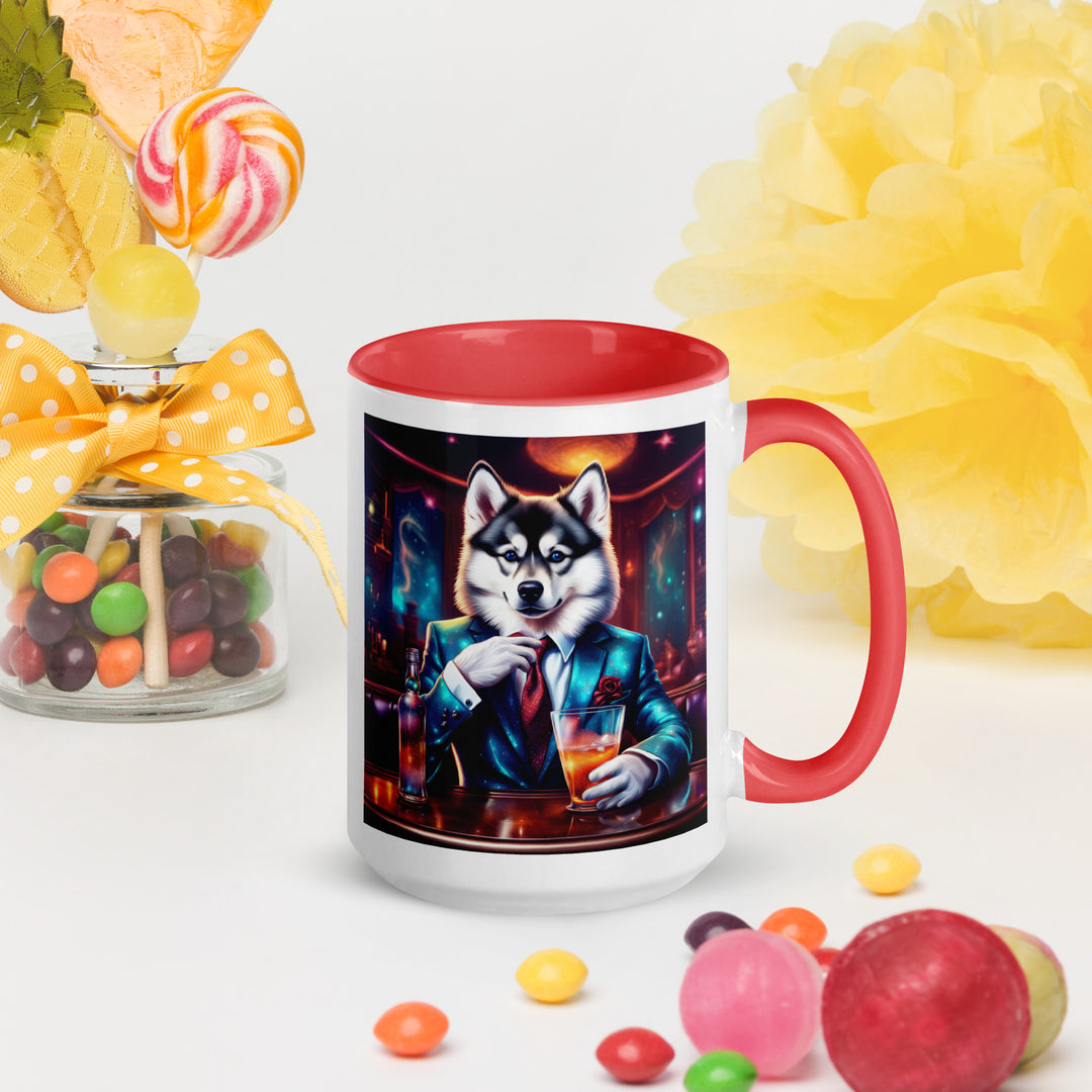 Pomsky General- Mug with Color Inside