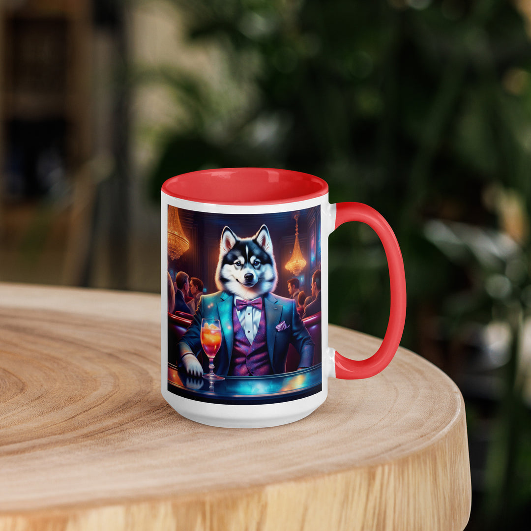 Pomsky General- Mug with Color Inside v12