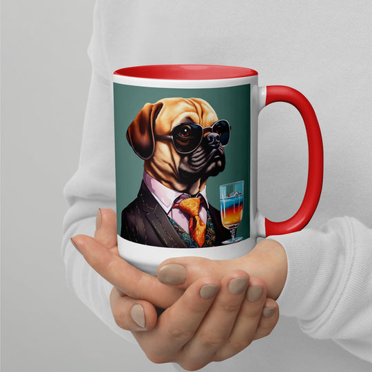 Puggle General- Mug with Color Inside